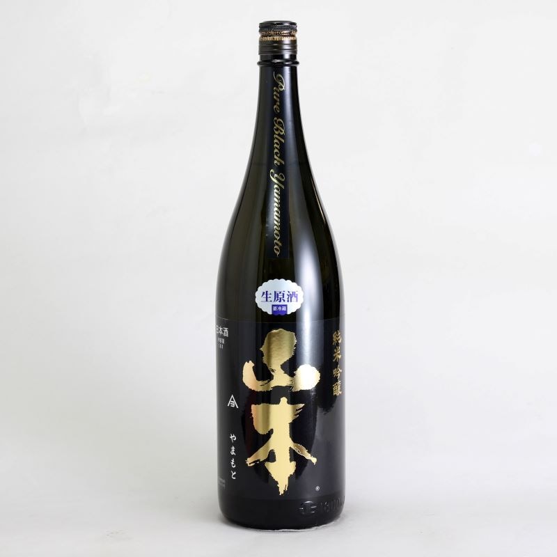 山本 純米吟醸 ピュアブラック 1800ml｜地酒（日本酒）通販-秋田県