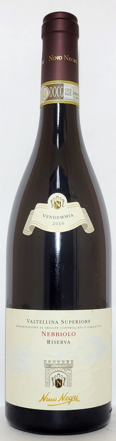 ニーノ・ネグリ ヴァルテッリーナ・スペリオーレ・リゼルヴァ 750ml イタリア産 赤ワイン