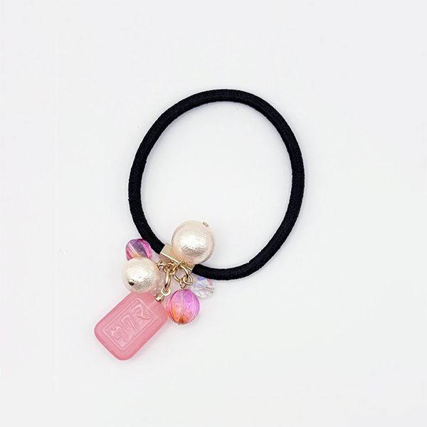 サクマドロップス　ヘアゴム（ピンク）