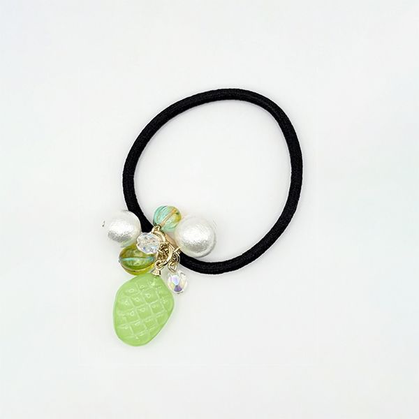 サクマドロップス　ヘアゴム（グリーン）