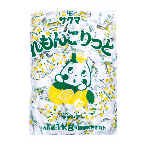 1kg れもんこりっと（ピロー） ‐ サクマ製菓 キャンディマーケット