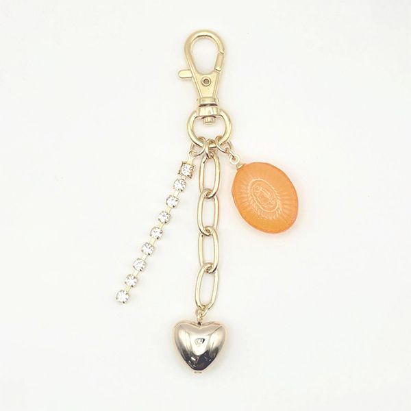 サクマドロップス　キーホルダー（オレンジ）