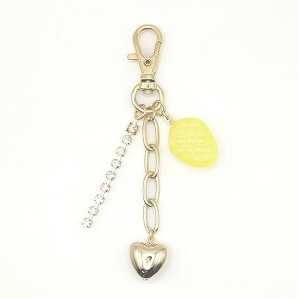 サクマドロップス　キーホルダー（イエロー）