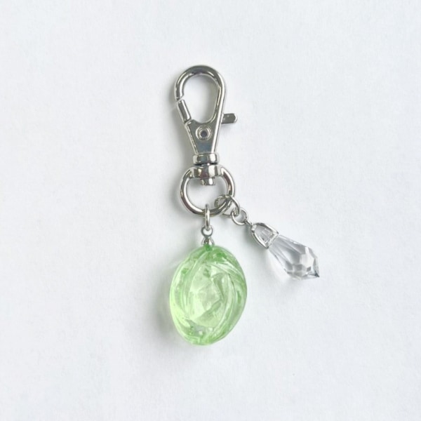 受注生産】サクマドロップス キーホルダー（クリアグリーン） ‐ サクマ