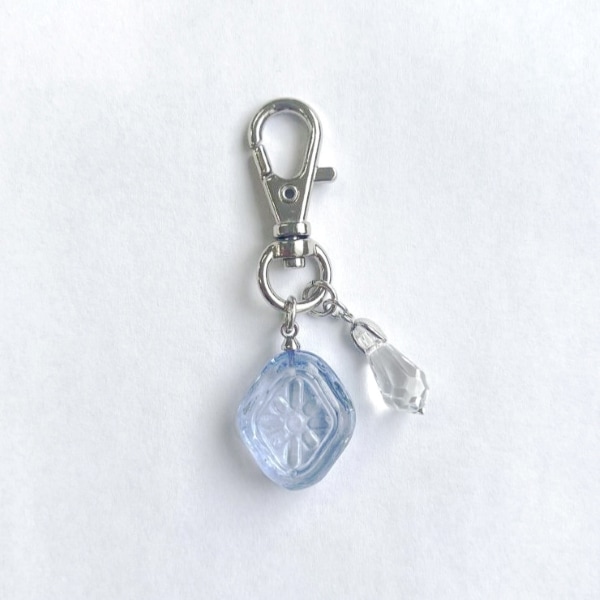 受注生産】サクマドロップス キーホルダー（クリアブルー） ‐ サクマ
