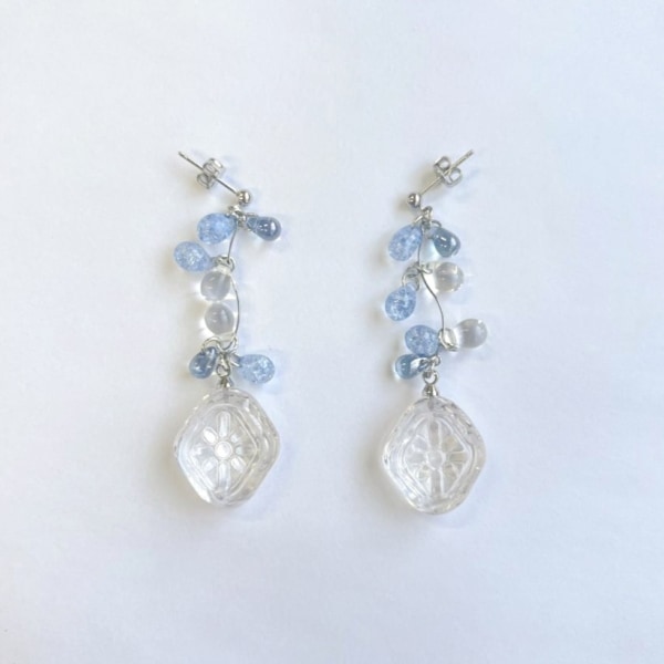 サクマドロップス　シズクピアス（クリア）