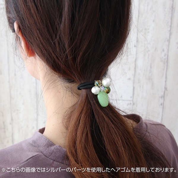 ユニコーンヘアゴム グリーン ユナイテッドアローズ グリーンレーベル リラクシングのキッズのヘア