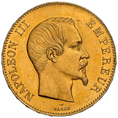 準最高鑑定 MS64+(プラス)】フランス 100フラン金貨 1858年A
