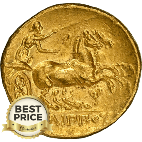 ChXF】古代マケドニア王国 スターテル金貨 紀元前340-328年