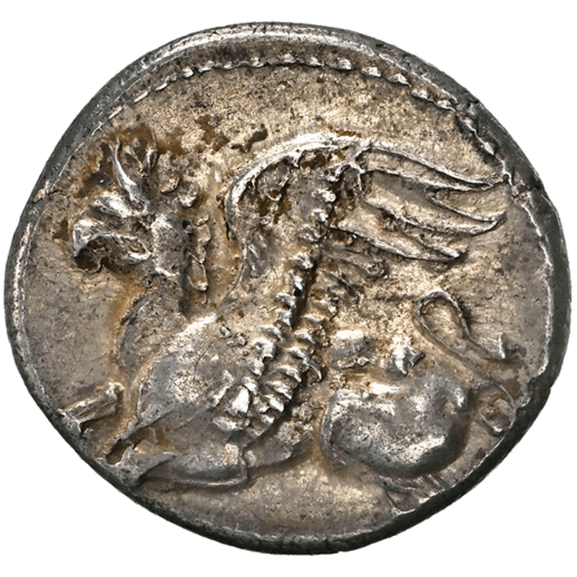 ChAU☆(スター) フルカウント】古代ギリシャ テトロボル銀貨 紀元前383