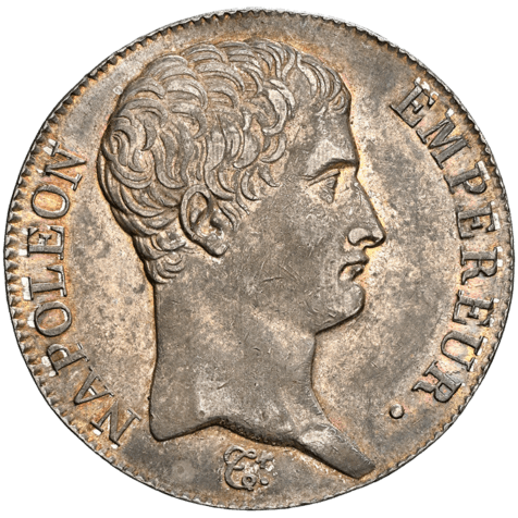 準最高鑑定 AU58】フランス 5フラン銀貨 1806年 ナポレオン1世 NGC