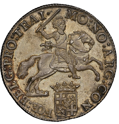 MS64】1790年 オランダ ユトレヒト シルバーライダー デュカトン銀貨