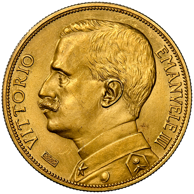 MS63】イタリア 100リレ金貨 豊穣の女神 1912年R ヴィットーリオ
