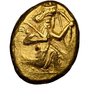 MSフルカウント】アケメネス朝ペルシャ ダリク金貨 クセルクセス