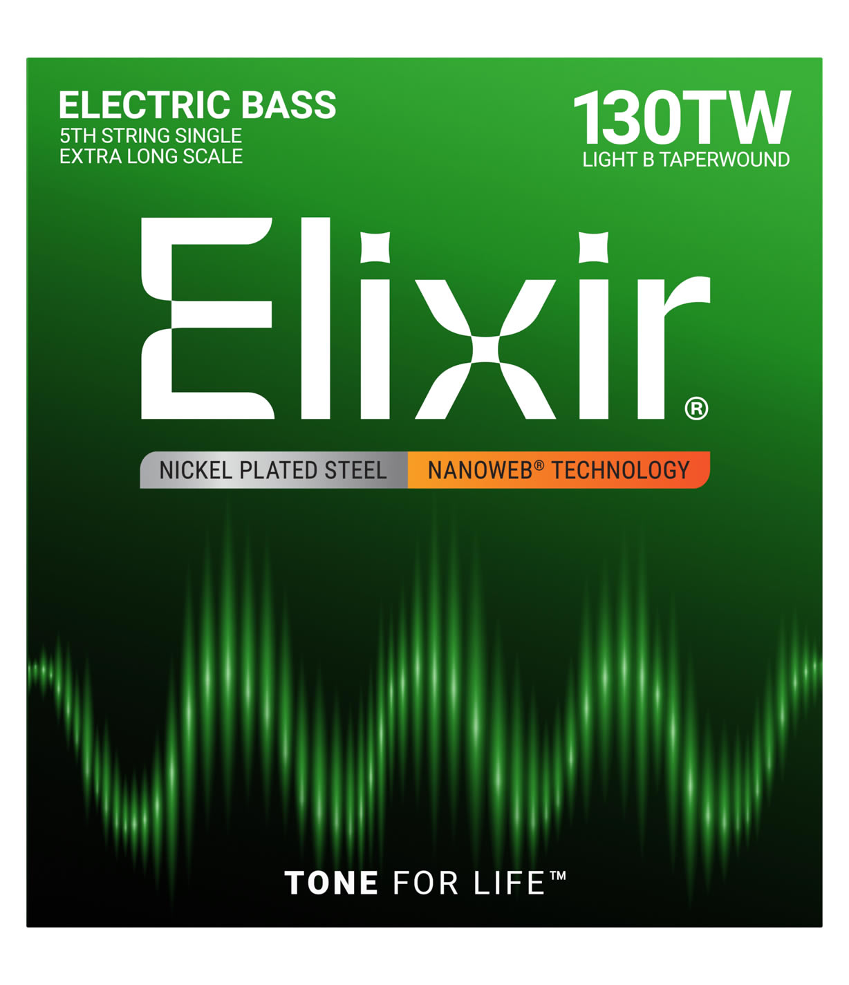 Elixir エリクサー ベースバラ弦(5弦) ナノウェブ Medium #15433 [.130tw]【ゆうパケット対応】