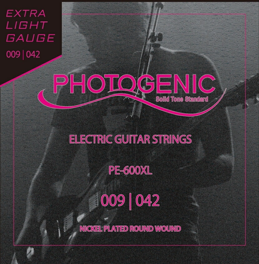 エレキギター弦 Photogenic PE-600XL [エクストラ・ライト PE600XL]【ゆうパケット対応】