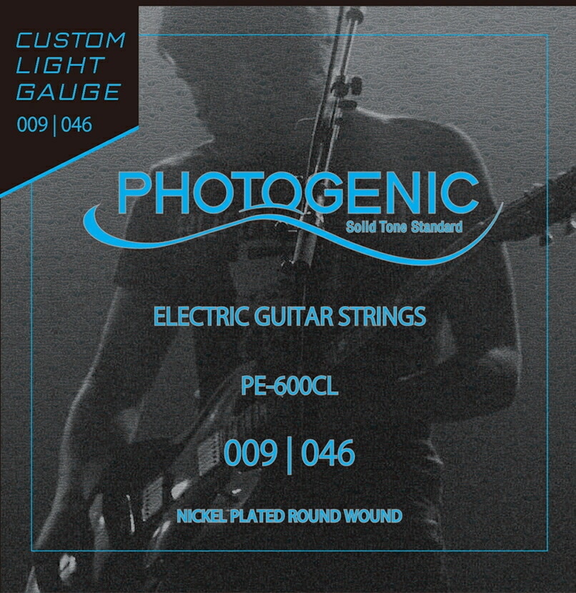 エレキギター弦 Photogenic PE-600CL [カスタム・ライト PE600CL]【ゆうパケット対応】