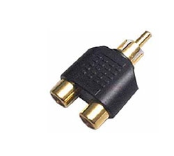 TRUEDYNA 変換コネクター TDF-319 [トゥルーダイナ 変換プラグ TDF319 CC319]【RCA(メス)x2/RCA(オス)】【ゆうパケット対応】