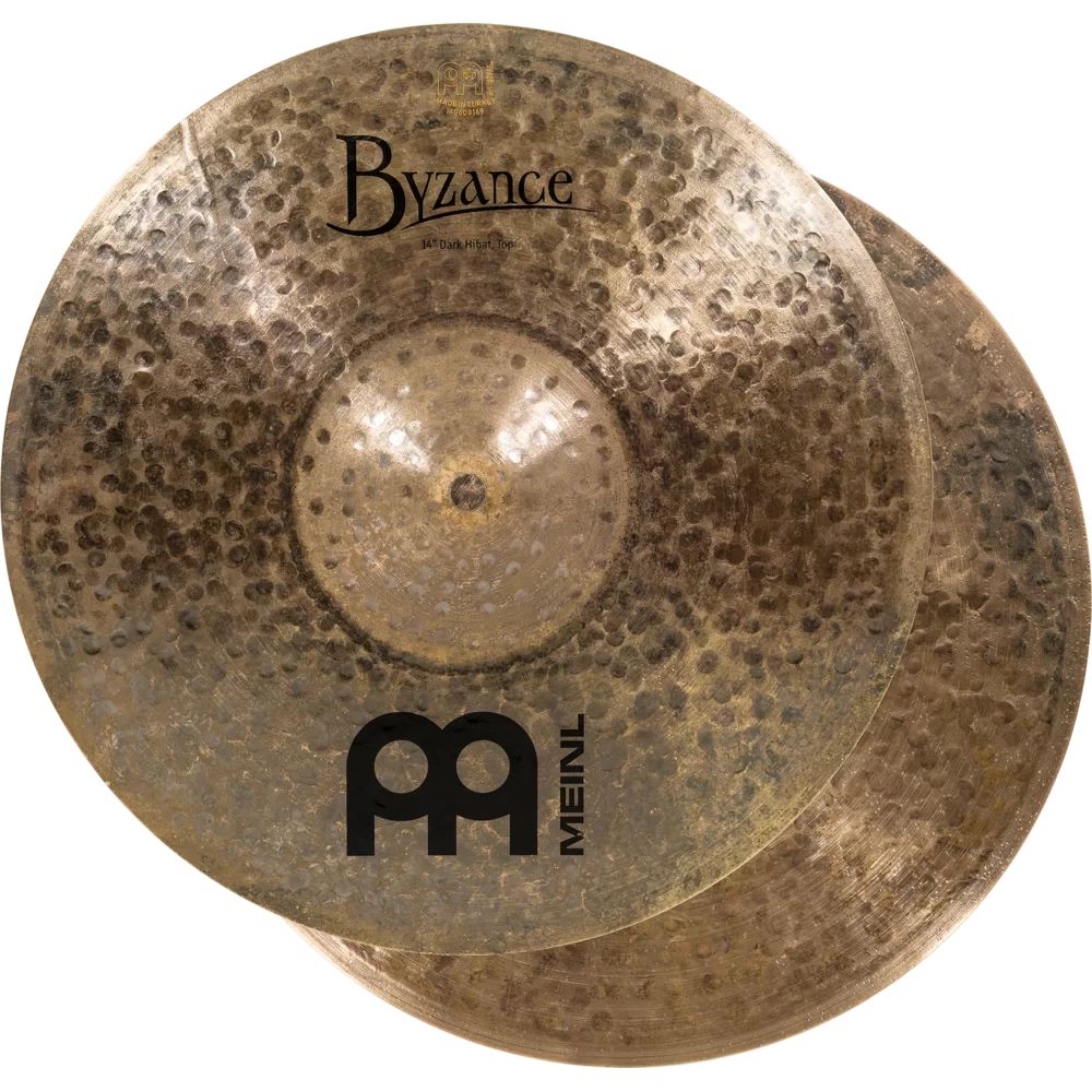 MEINL Cymbals ハイハットシンバル Byzance Dark シリーズ 14