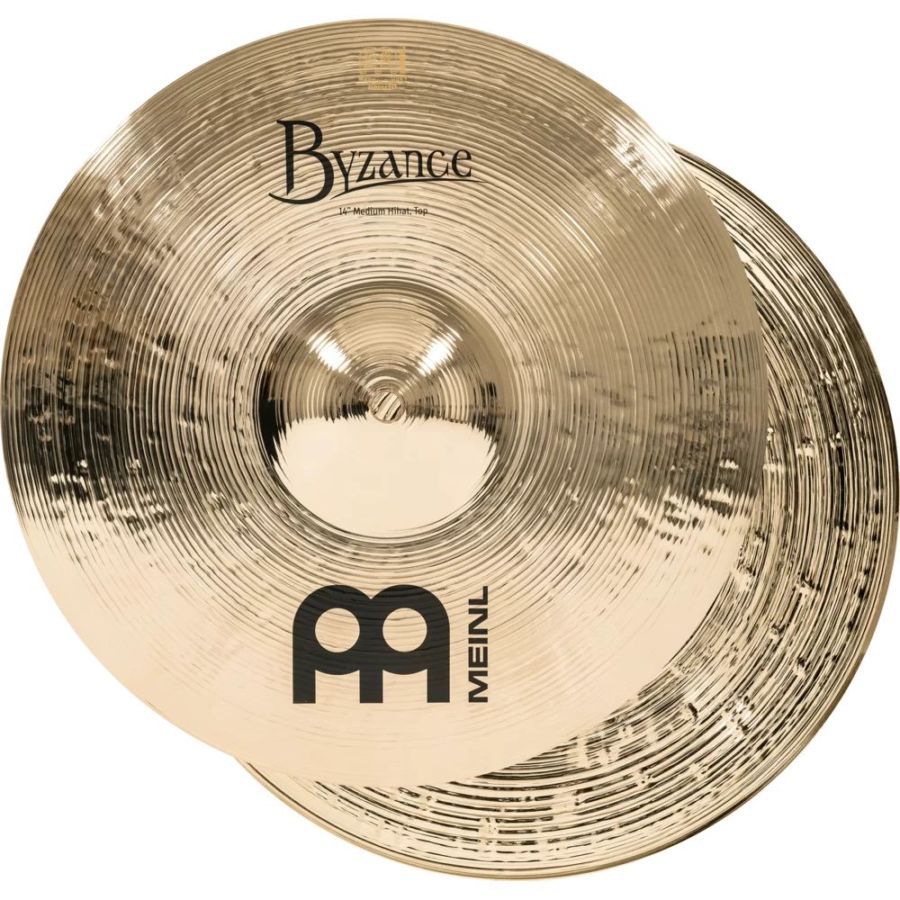 MEINL Cymbals ハイハットシンバル Byzance Brilliant シリーズ 14