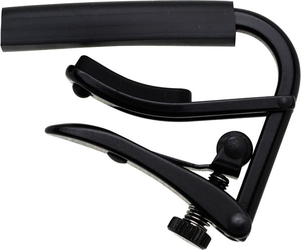 SHUBB アコースティックギターカポタスト C-1K [C1K ブラック・クローム] 【ゆうパケット対応】