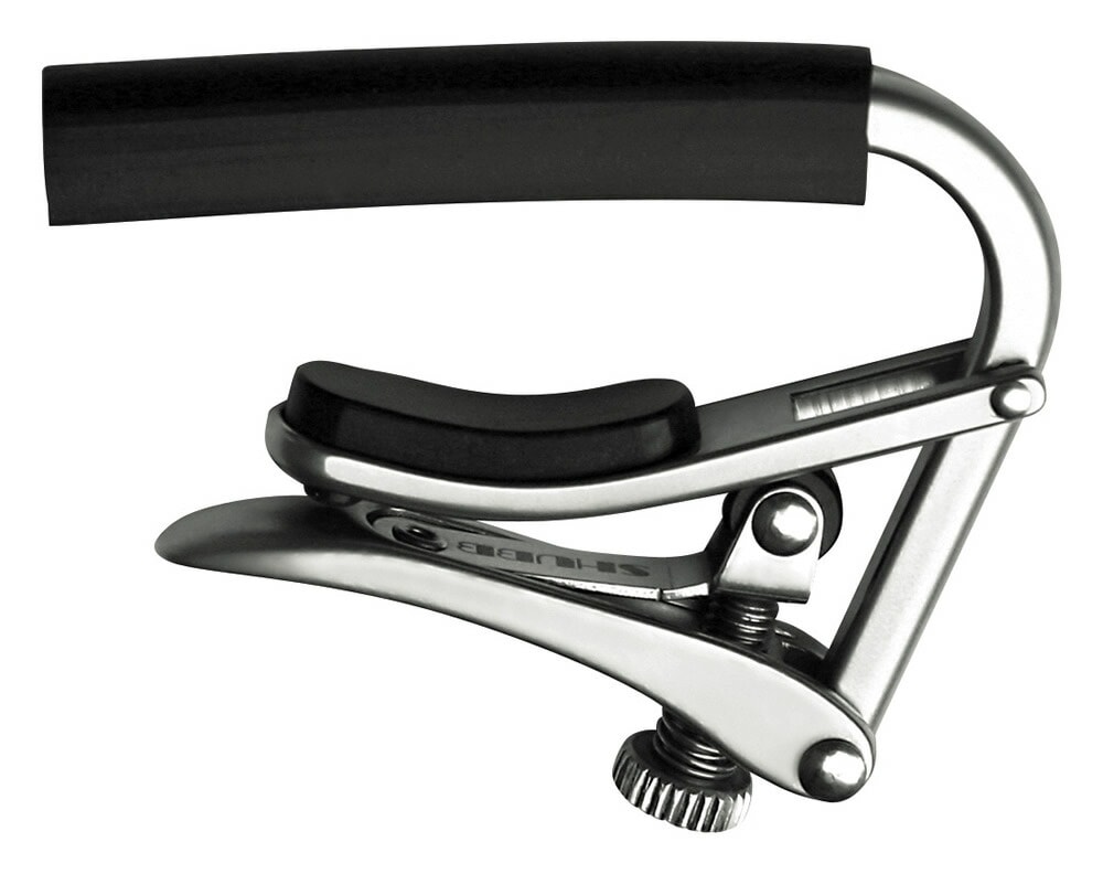 SHUBB アコースティックギター カポタスト C-1N [C1N ブラッシュド・ニッケル] 【ゆうパケット対応】