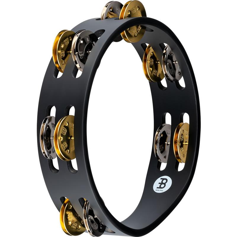 MEINL コンパクトタンバリン/Steel-solid brass CTA2M-BK 【マイネル パーカッション】