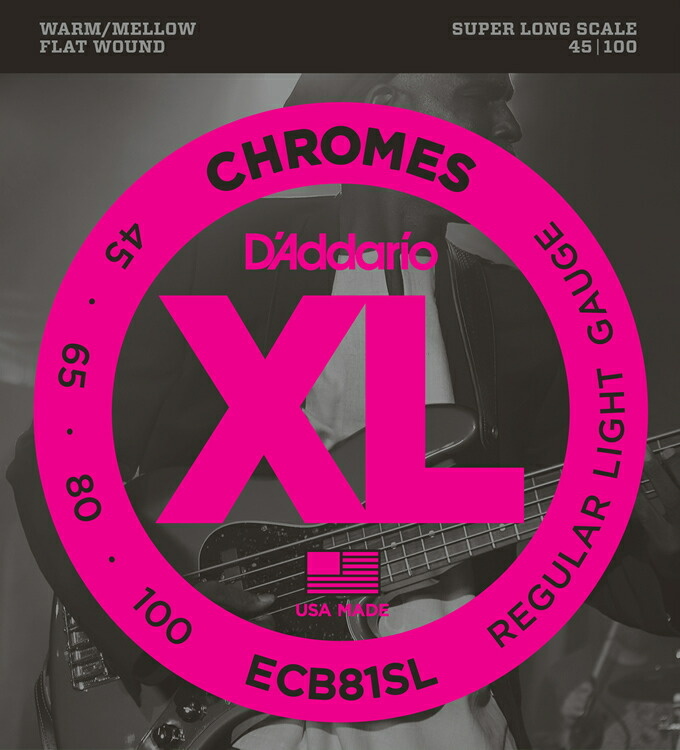 XL Chromes Flat Wound