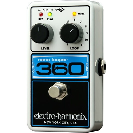 【ピック10枚セット付き！】Nano Looper 360(ナノルーパー)【Electro-Harmonix/EHX/エレクトロ・ハーモニクス/エレハモ】【エフェクター】