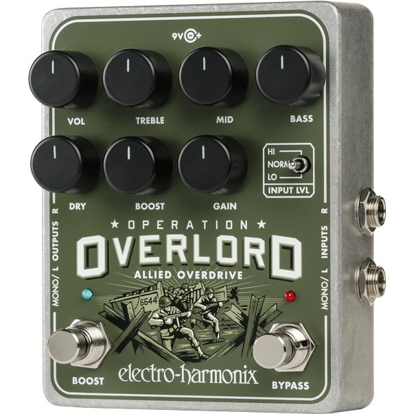 【ピック10枚セット付き！】Operation Overlord(オペレーションオーバーロード) オーバードライブ【Electro-Harmonix/EHX/エレクトロ・ハーモニクス/エレハモ】【エフェクター】