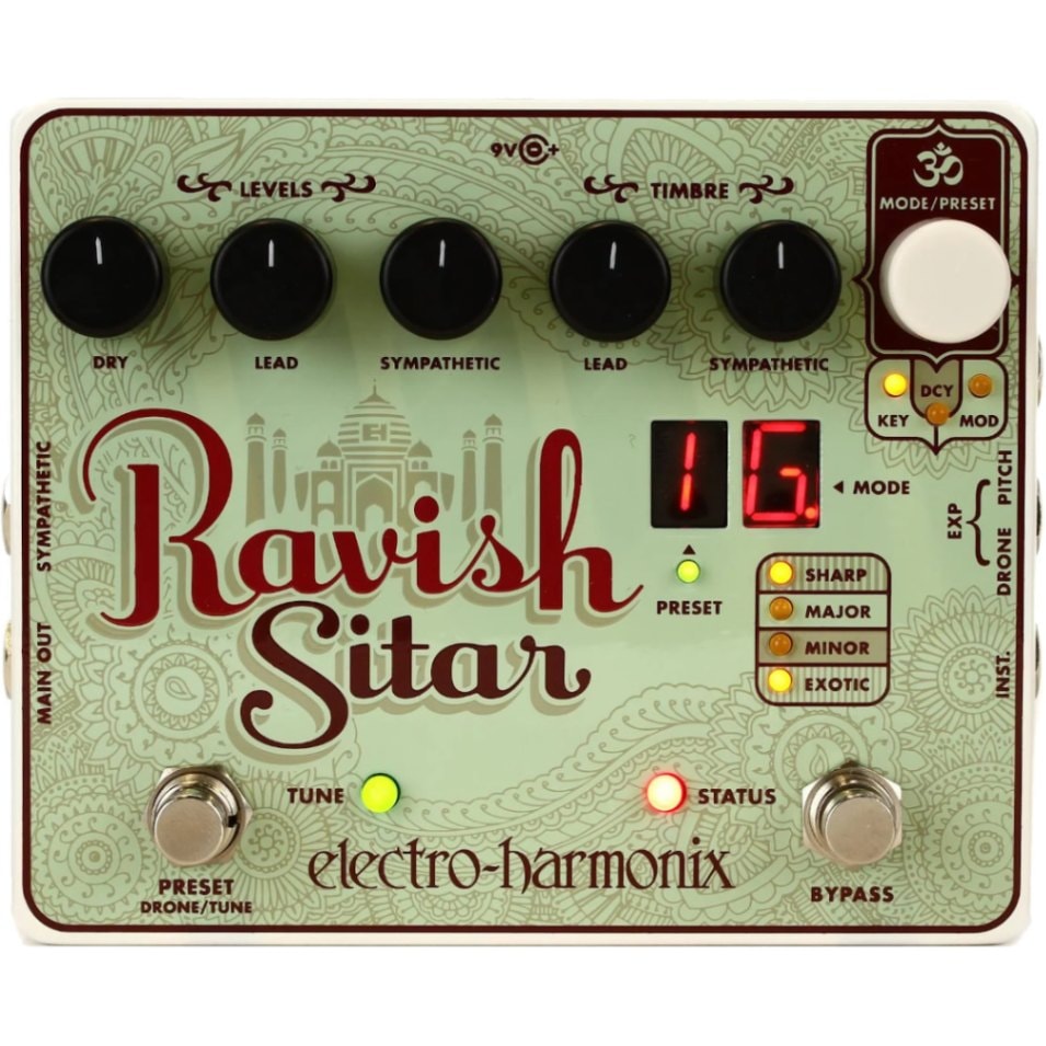 【ピック10枚セット付き！】Ravish Sitar(ラビッシュ) シタール・サウンド【Electro-Harmonix/EHX/エレクトロ・ハーモニクス/エレハモ】【エフェクター】