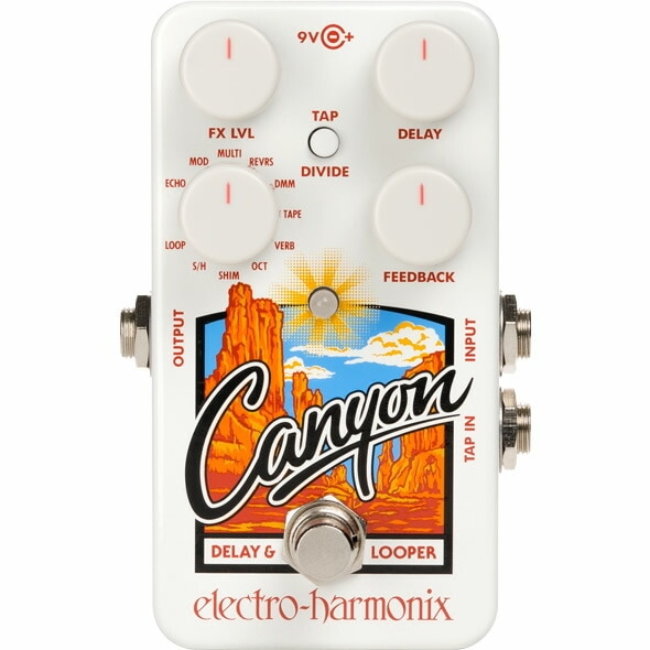 【ピック10枚セット付き！】Canyon(キャニオン) ディレイ【Electro-Harmonix/EHX/エレクトロ・ハーモニクス/エレハモ】【エフェクター】