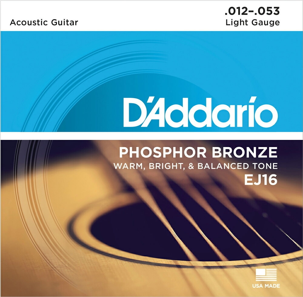 D'Addario ダダリオ アコースティックギター弦 バルクセット弦 EJ16
