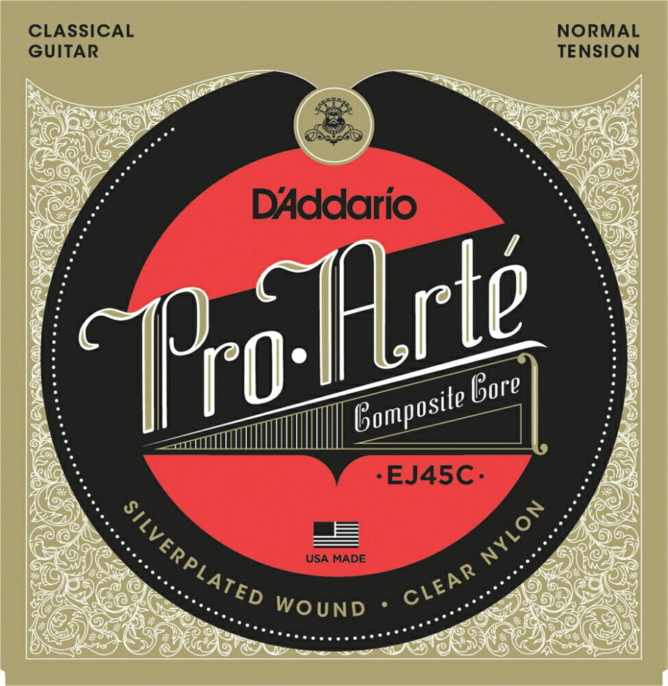 D'Addario ダダリオ クラシックギター弦 EJ45C 
