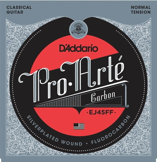 D'Addario ダダリオ クラシックギター弦 EJ45FF Pro-Arte Carbon Dynacore Basses Normal Tension [daddario EJ-45FF]【ゆうパケット対応】