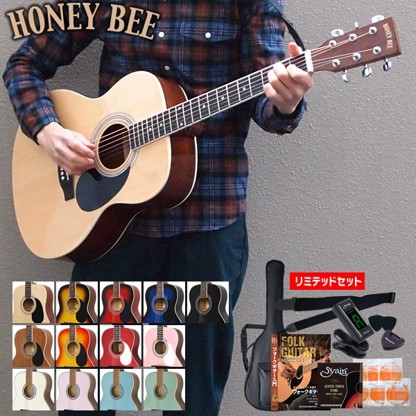 HONEY BEE アコースティックギター Amazon.co.jp: HONEY BEE W-15/TS Honey Bee Acoustic Guitar