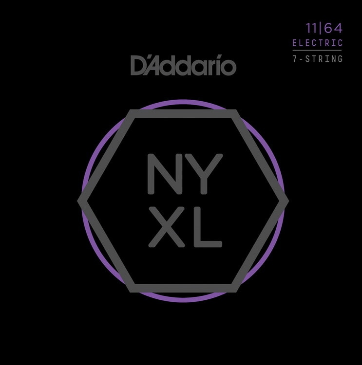 D'Addario ダダリオ 7弦用エレキギター弦 NYXL1164 Nickel Wound 7