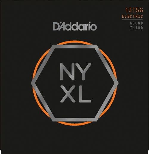 D'Addario ダダリオ エレキギター弦 NYXL1356W Nickel Wound Medium Wound 3rd 13-56 [daddario エレキ弦 NYXL-1356W]【ゆうパケット対応】