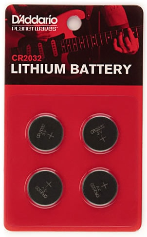 D'Addario リチウムバッテリー PW-CR2032 Lithium battery 4-pack【ダダリオ planetwaves プラネットウェイヴス PWCR2032 ボタン電池 ダダリオ】【ゆうパケット対応】
