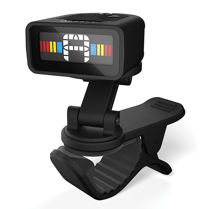D'Addario クリップチューナー NS Micro Universal Tuner PW-CT-13【ダダリオ クロマチックタイプ フルカラーディスプレイ 角度調整可能クリップマウント PWCT13】