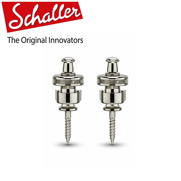 Schaller シャーラー ストラップロックピン S-Locks #14010101/Nickel（ニッケル）[2個入1ペア]【ゆうパケット対応】
