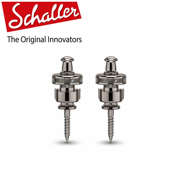 Schaller シャーラー ストラップロックピン S-Locks #14010601/Ruthenium（ルテニウム）[2個入1ペア]【ゆうパケット対応】