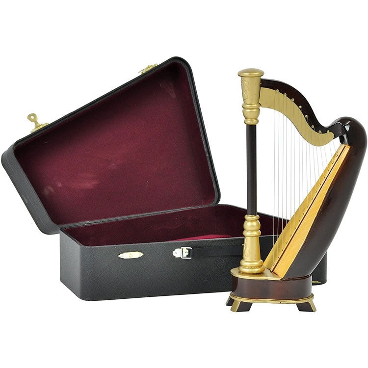 SUNRISE SOUND HOUSE ミニチュア楽器 ハープ 24cm