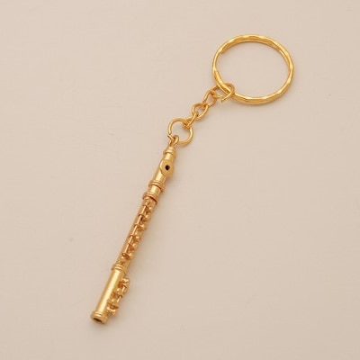 SUNRISE SOUND HOUSE ミニチュア楽器 キーホルダー フルート 5.5cm
