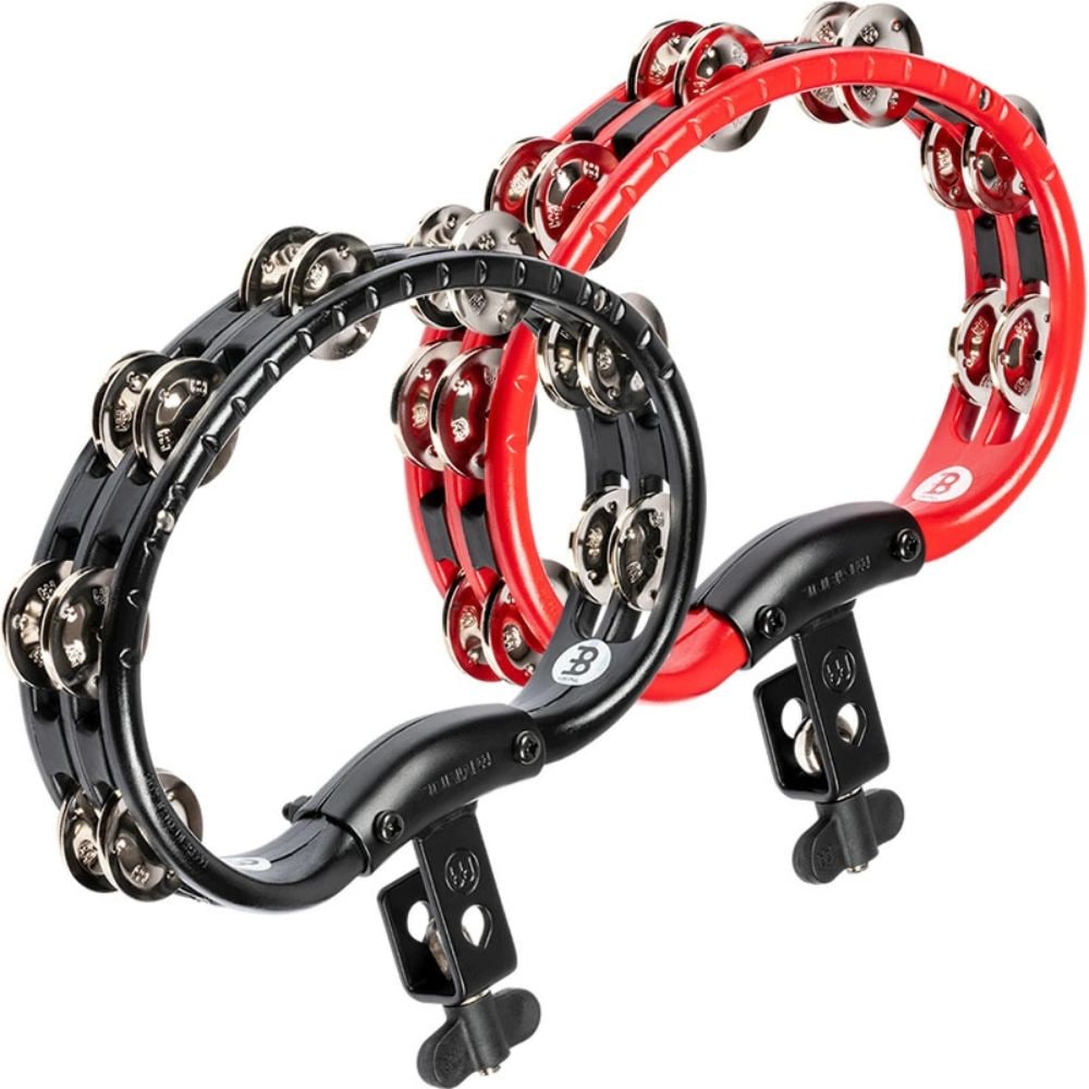 MEINL Percussion ABSタンバリン(マウントタイプ/スチールジングル) TMT2BK / TMT2R 【 マイネル パーカッション ABS Tambourine 】