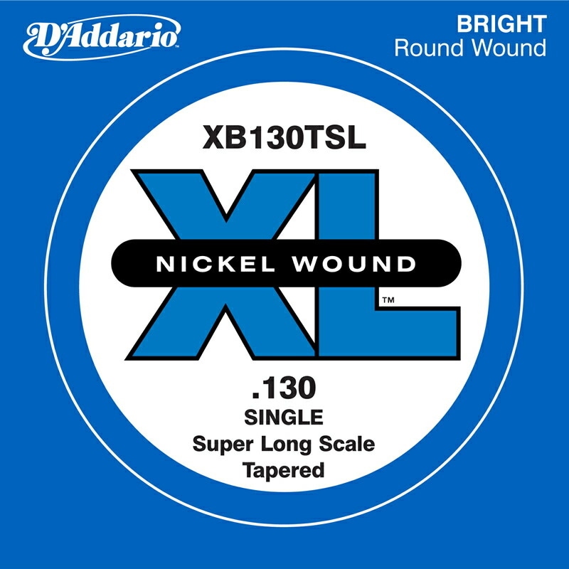 D'Addario ベース バラ弦 5本セット XB130TSL  Nickel Wound SLong【daddario ダダリオ ベース弦 xb130tsl】【ゆうパケット対応】