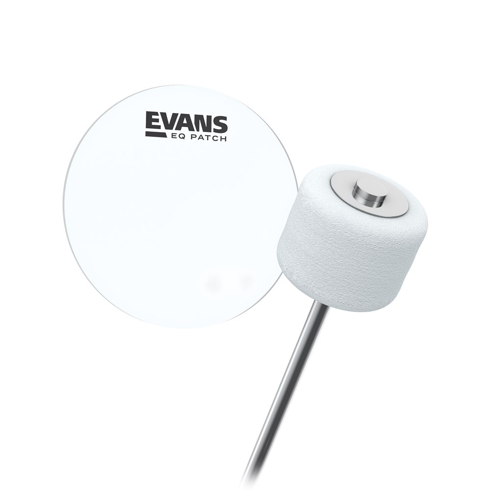 EVANS エヴァンス バスドラム用パッチ EQPC1 / Clear Plastic Single Pedal (2枚入り)【ゆうパケット対応】
