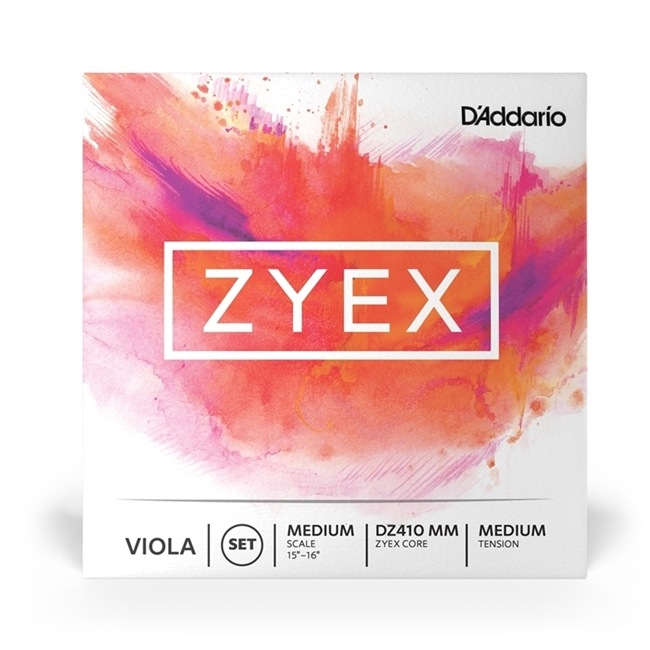 弦 ヴィオラ D'Addario ヴィオラ弦 DZ410 MM ZYEX セット弦 ミディアム
