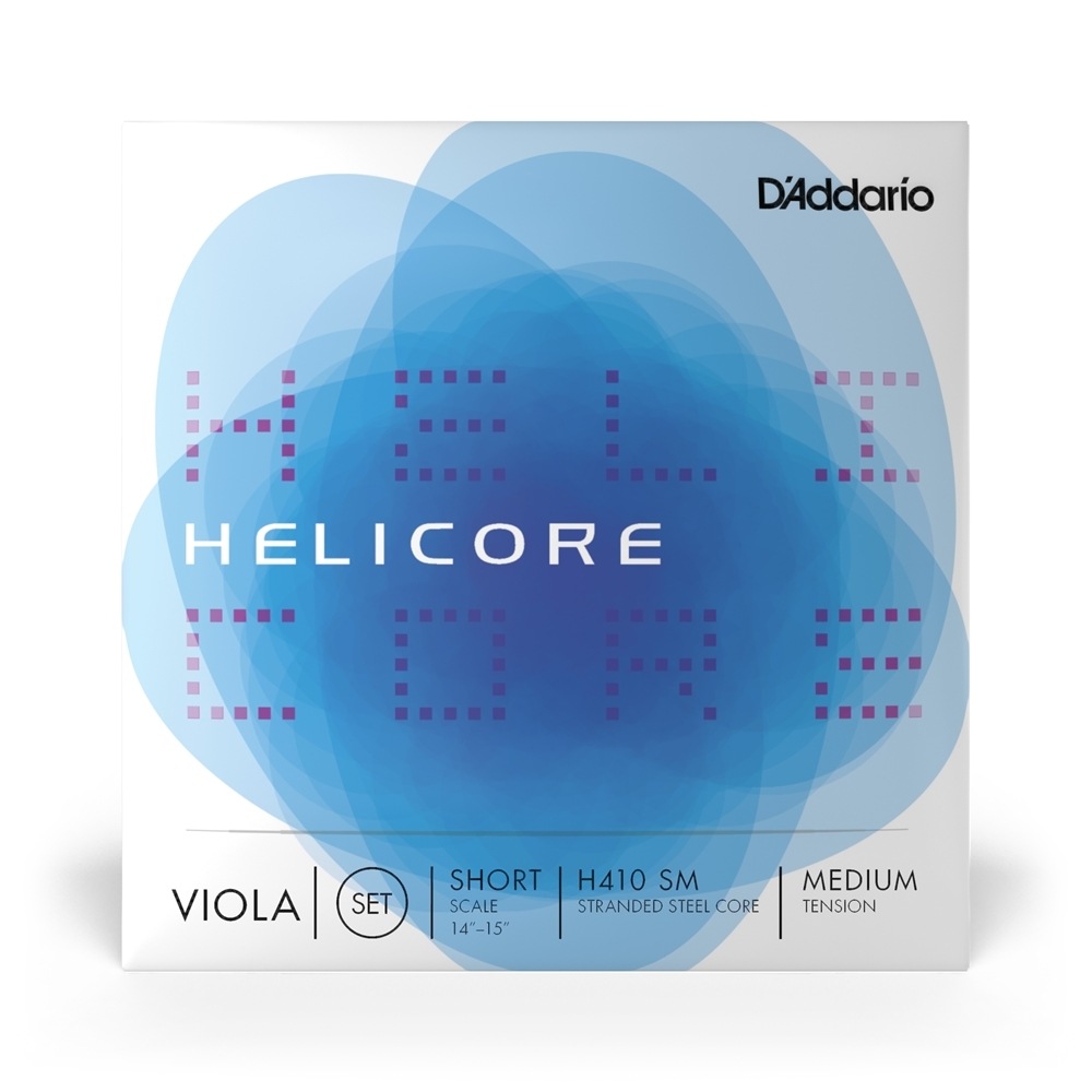 D'Addario ヴィオラ弦 H410 SM HELICORE セット弦 ショート