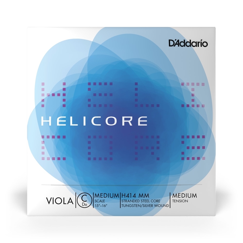 D'Addario ヴィオラ弦 H414 MM HELICORE C線 バラ弦 ミディアムスケール ミディアムテンション [daddario ダダリオ ビオラ弦]【ゆうパケット対応】
